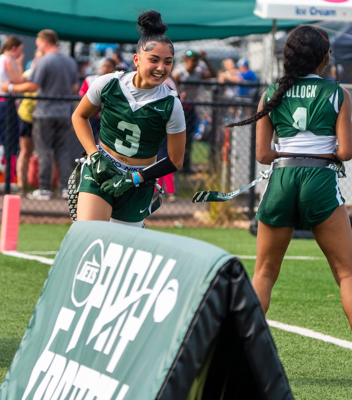 Flag football athlete evaluation