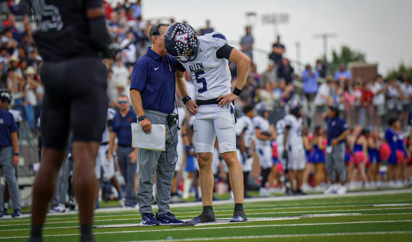 Allen — coach on the sideline